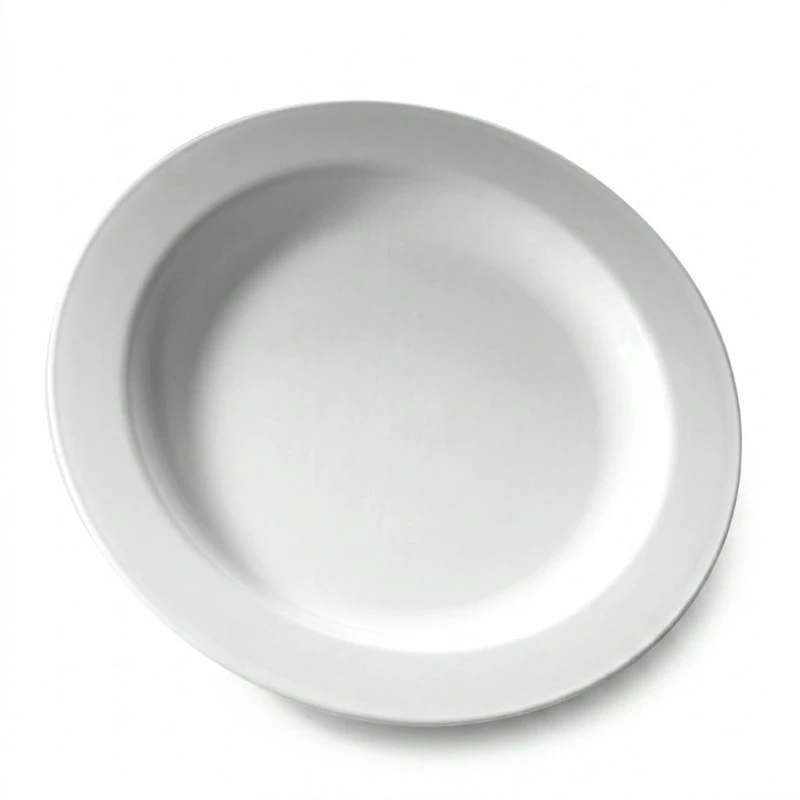 Tallerken hvid Ø24 cm PA24-B by Rbdrinks color Hvid