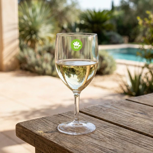 Vin glas 25 cl i klar polycarbonat VN25-T by Rbdrinks color Sort