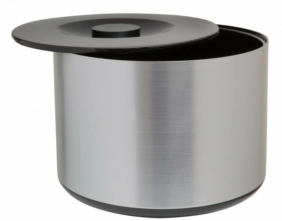 Isspand i plast med aluminiumseffekt 10,5 L BTBL3495 by Beaumont color Sølv/Sort