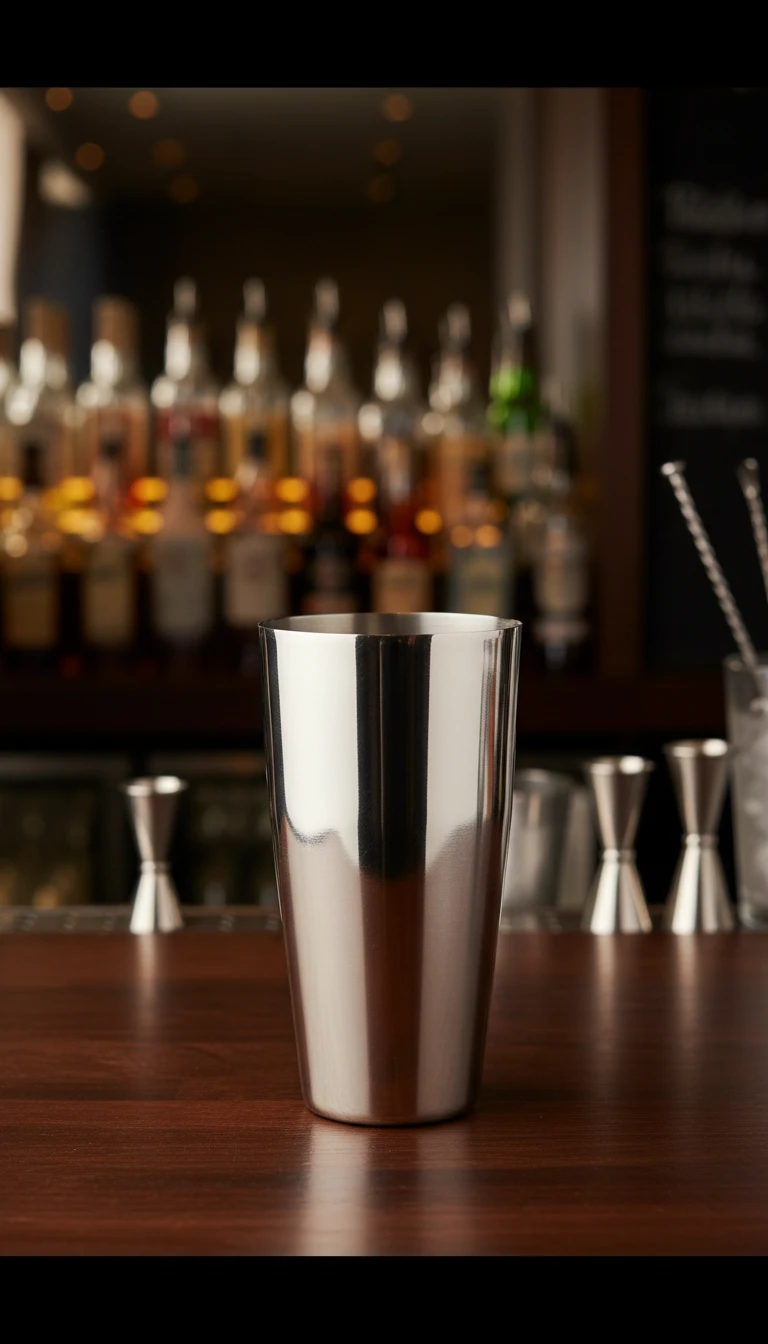 Boston Shaker bund i rustfrit stål, 80 cl BTBL3558 by Beaumont color Sølv