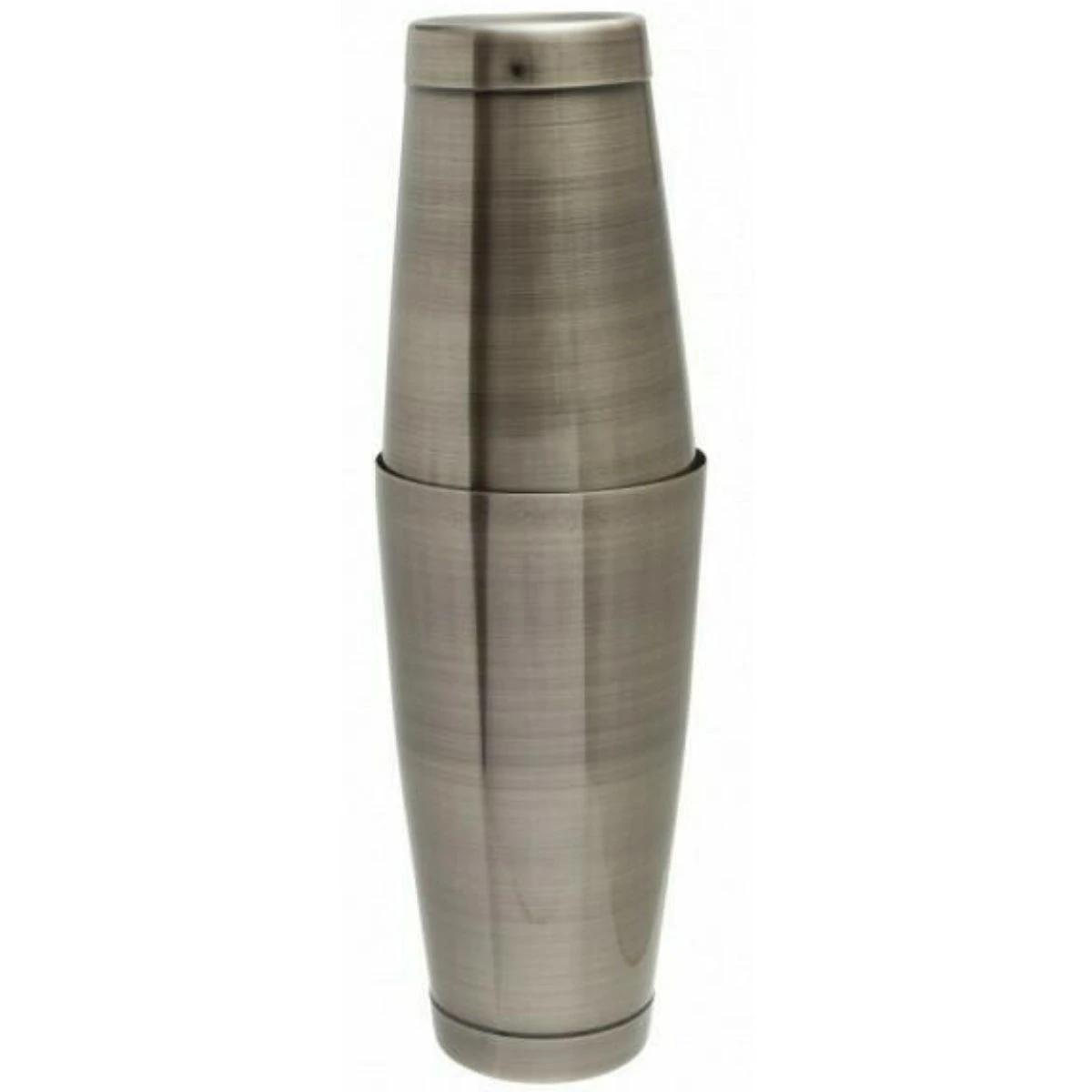 Antik Messing 80cl & 55cl Tin-On-Tin Shaker BTBL3347 by Beaumont color Grå