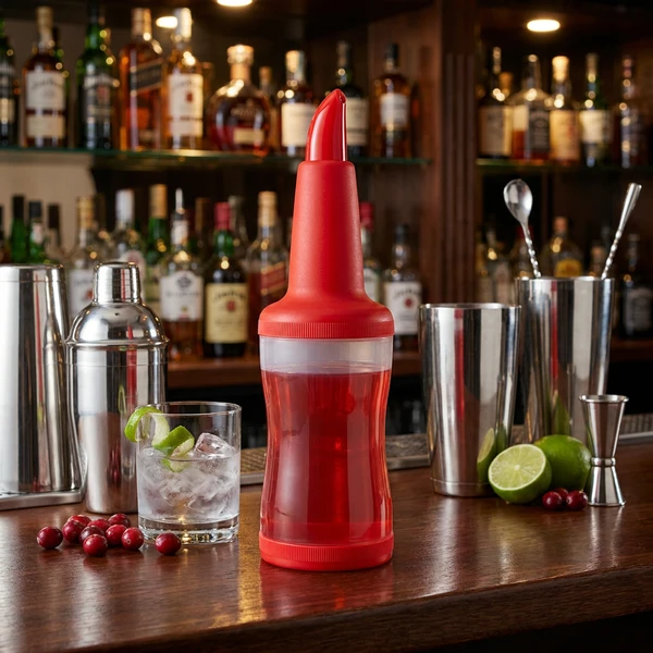 Juicecontainer 1L - Rød BTBL3320R by Beaumont color Sort