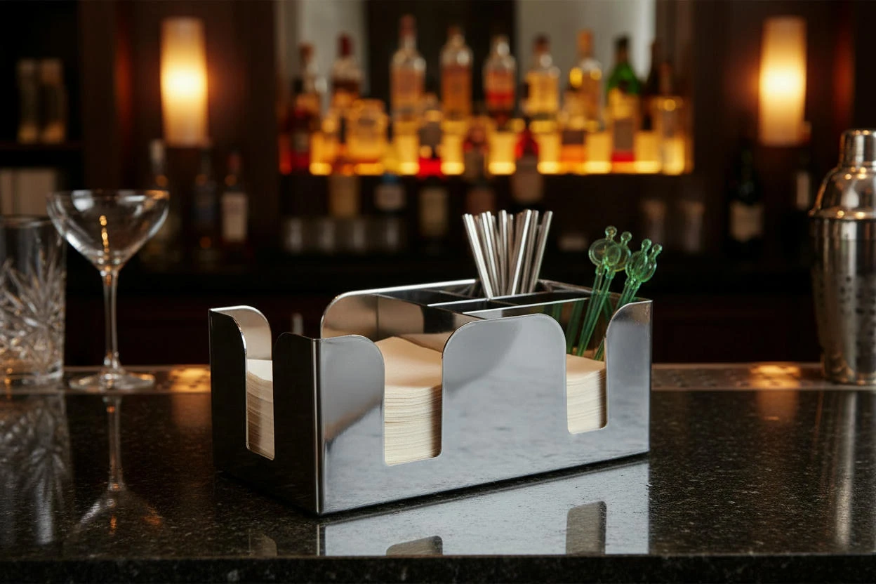 Bar Caddy - Forkromet BTBL3535CHR by Beaumont color Sølv