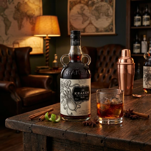 Kraken Spiced Rum FL 70 54029 by KRAKEN color Sort