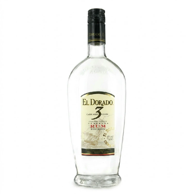 El Dorado 3 YO White Rum FL 70 54082 by ELDORADO color Sort