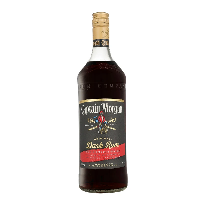 Captain Morgan Black Jamaica Rum 100 cl 54096 by CAPTAINMOR color Sort
