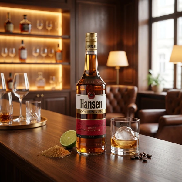 Hansen Golden Rum 70 cl 1004063 by HANSEN color Sort