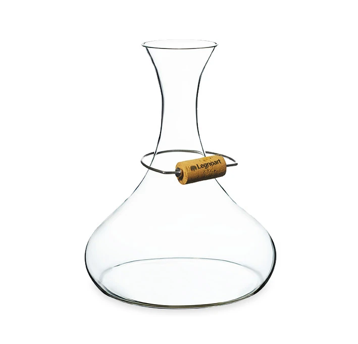 Legnoart LANGHE Dekanteringskaraffel med korkholder 2,5 L LEDV10 by Legnoart color Sort