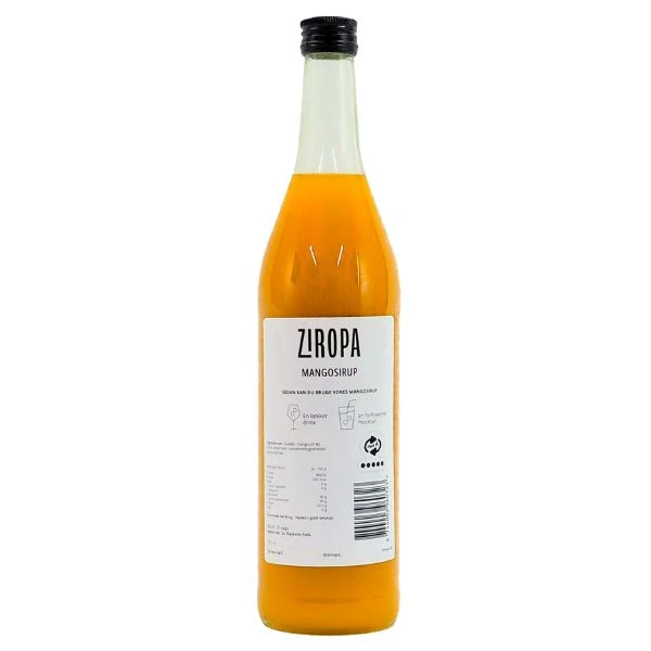 Ziropa Dansk Mango Sirup FL 70 61344 by Ziropa color Sort