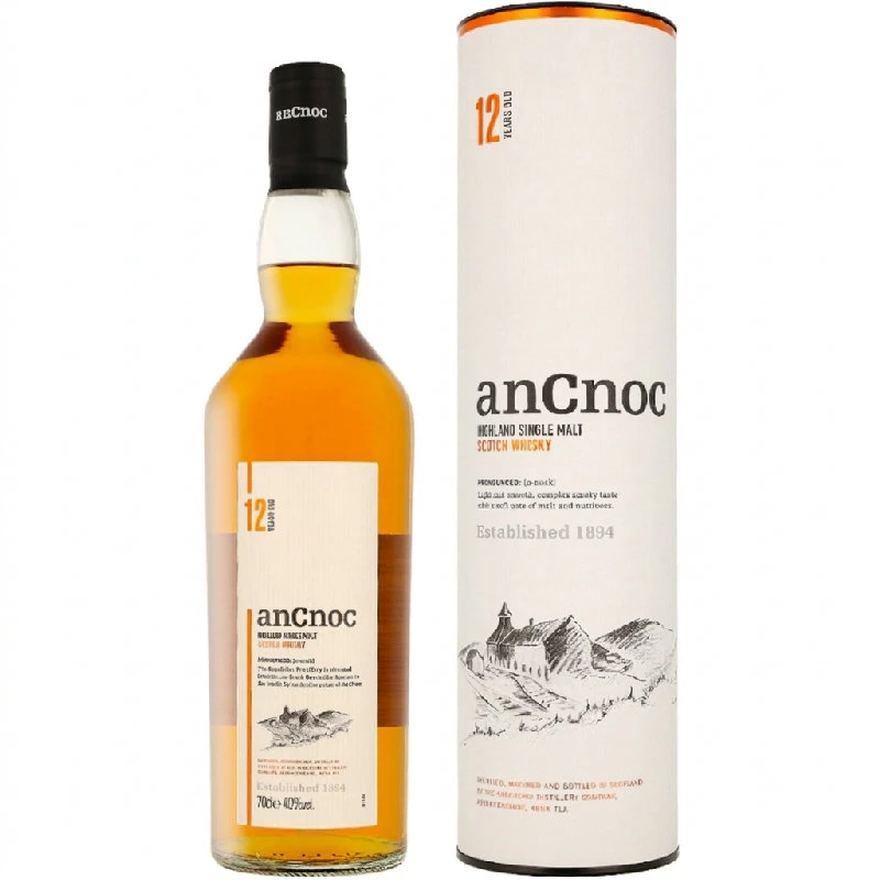 AnCnoc 12 YO Speyside Single Malt FL 70 55112 by ANCNOC color Sort