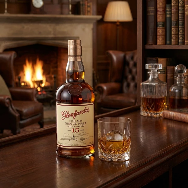 Glenfarclas 15 YO Speyside Single Malt FL 70 55113 by GLENFARCLA color Sort