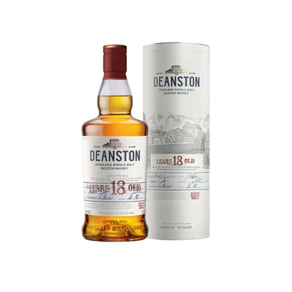 Deanston 18 YO Bourbon Cask Highland Single Malt FL 70 55257 by DEANSTON color Sort