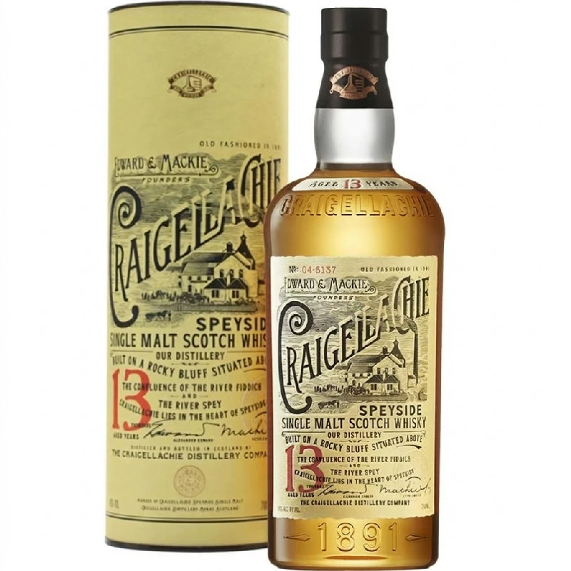 Craigellachie 13 YO Speyside Single Malt 70 cl 55265 by CRAIGELLAC color Sort