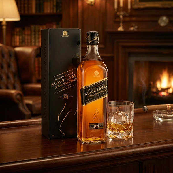 Johnnie Walker Black Label 12 Års Whisky 70 cl 56010 by JOHNNIEWAL color Sort