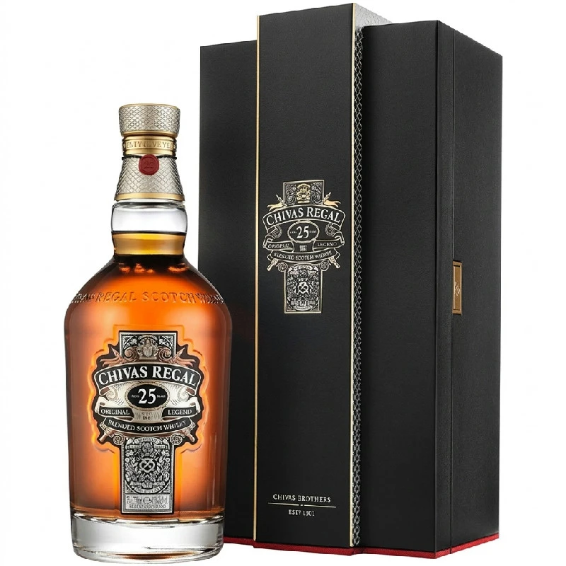 Chivas Regal 25 YO Blended Scotch FL 70 56074 by CHIVAS color Sort