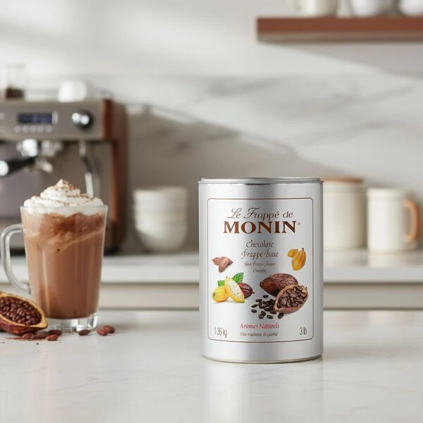 Monin Frappé Chocolate Base, 1,36KG 61202 by MONIN color Sort