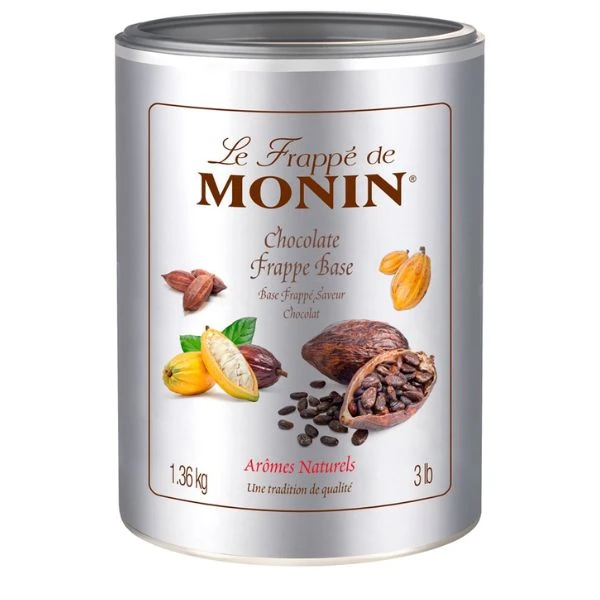 Monin Frappé Chocolate Base, 1,36KG 61202 by MONIN color Sort