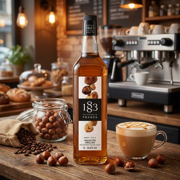 1883 Syrup Noisette Grillée / Ristet Hasselnød 100 cl 61226 by 1883 color Sort