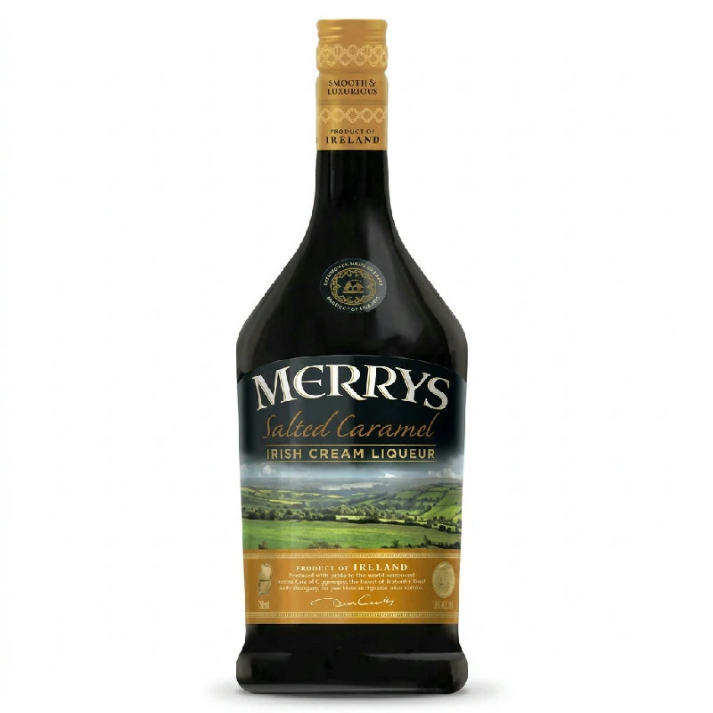 Merrys Salted Caramel Irish Cream Liqueur FL 70 63341 by MERRYS color Sort