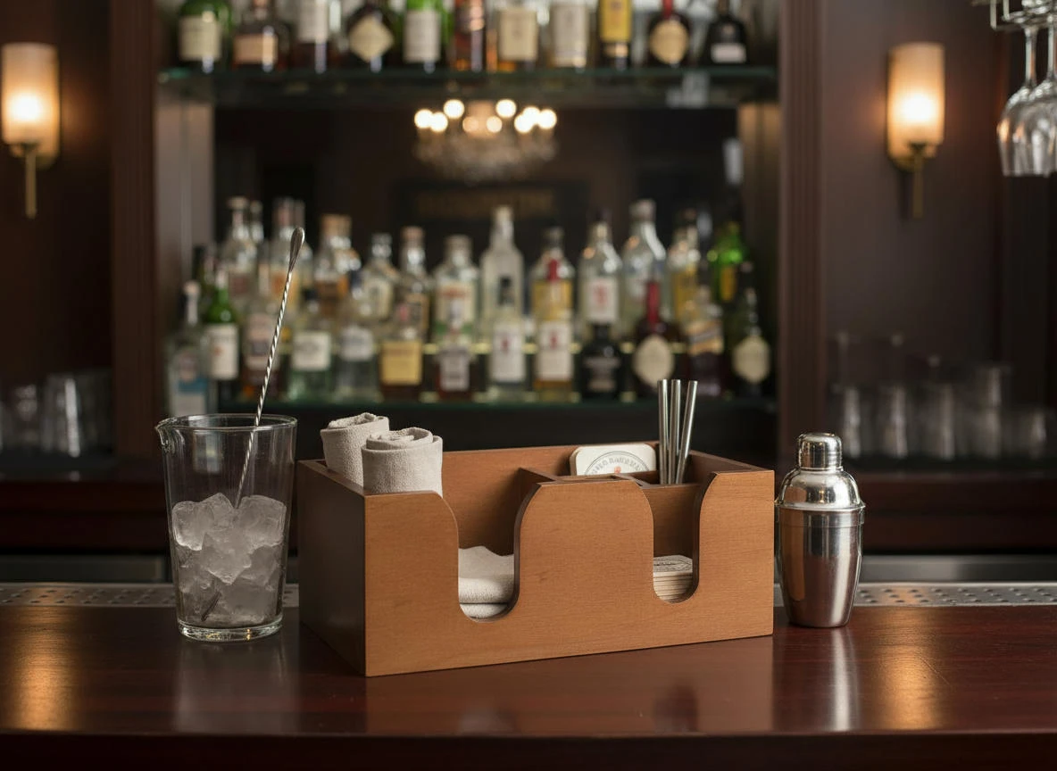 Bar Caddy - Træ BTBL3542 by Beaumont color Brun