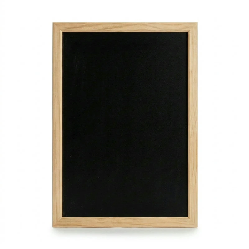Indrammet tavle, fyrretræ - 936mm x 636mm BTBLFBB2-A by Beaumont color Sort