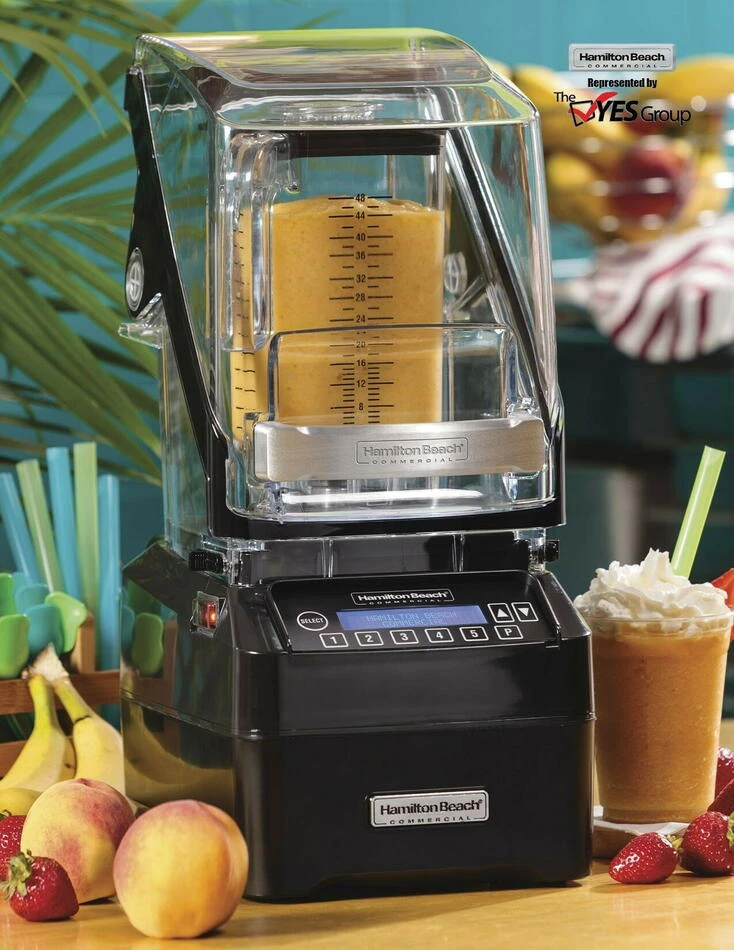 Blender Hamilton Beach ECLIPSE m/støjskærm 2L HBH755-CE by Hamilton B color Sort