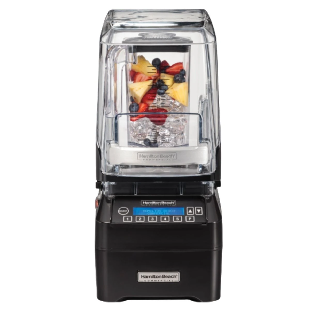 Blender Hamilton Beach ECLIPSE m/støjskærm 2L HBH755-CE by Hamilton B color Sort