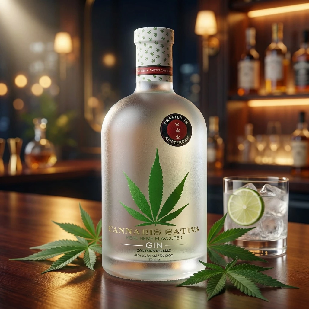 Cannabis Sativa Gin 70 cl 50% 51369 by SATIVA color Sort