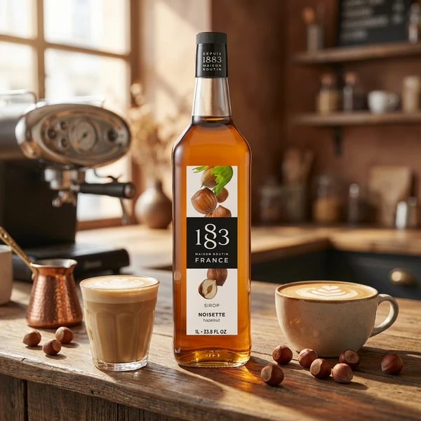 1883 Syrup Hazelnut / Hasselnød FL 100 61208 by 1883 color Sort