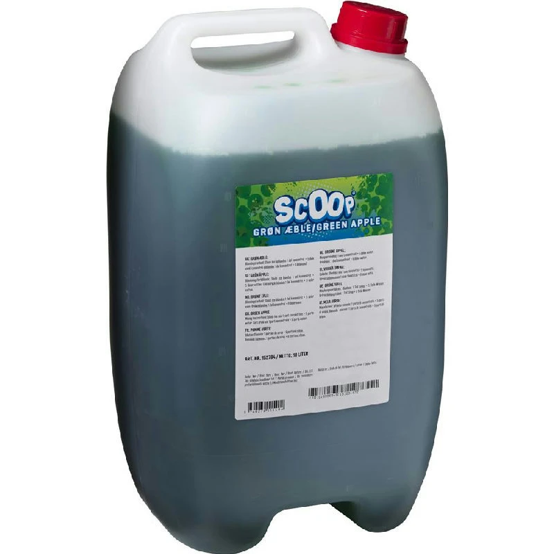 Scoop Slushice Koncentrat Grøn Æble 10L 65135 by SCOOP color Grøn
