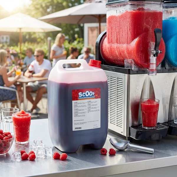 Scoop Slushice Koncentrat Hindbær, 10L 65136 by SCOOP color Sort
