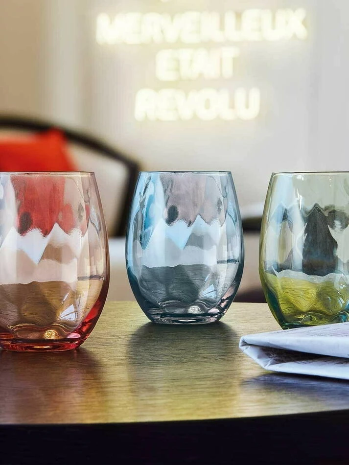 ARPEGE COLOR Blå HB TUMBLER Glas 35cl (6stk) N6675 by Chef & Som color Blå
