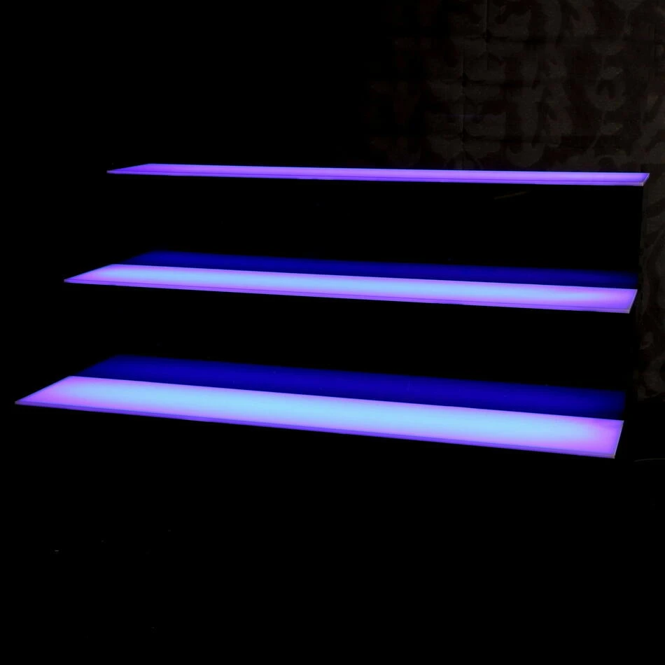 Tre Tier LED Flaske Display Stand 23794 by Drink color Multi