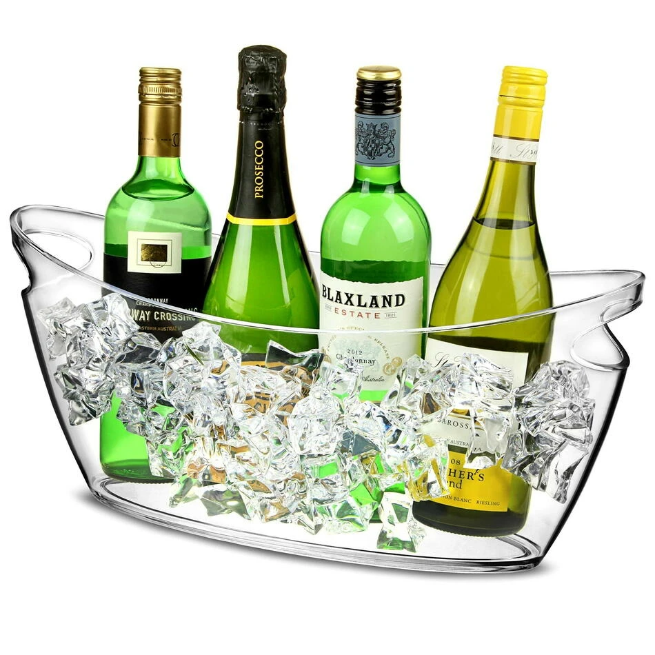 Bådformet Plastik Party Tub 6ltr 22668-42898 by Drink color Klar
