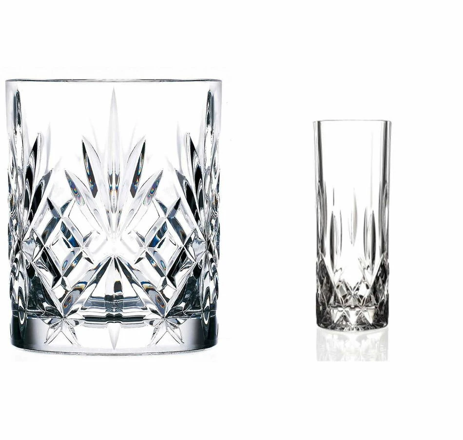 RCR Opera Low og Highball Glas - 12 stk. Glaspakke2 by RCR Glas color Sort