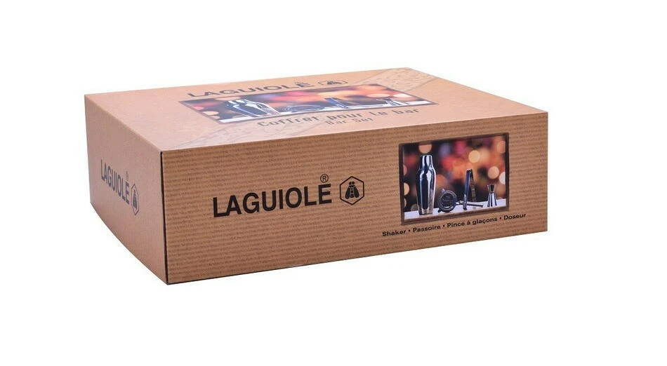 Laguiole Barsæt i Rustfrit Stål 40268886 by Laguiole color Sort