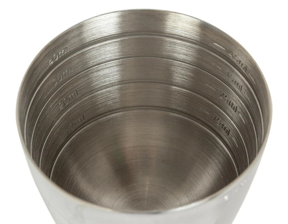 The Grail jigger cup 25/50 ml BTBL3662 by Beaumont color Sølv
