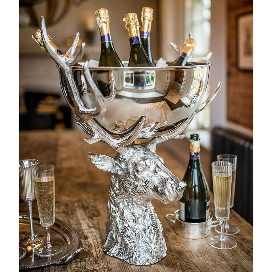 Hjort - Stor champagnekøler på stander RDR-MTL-BWL by Culinary Concepts color Sort