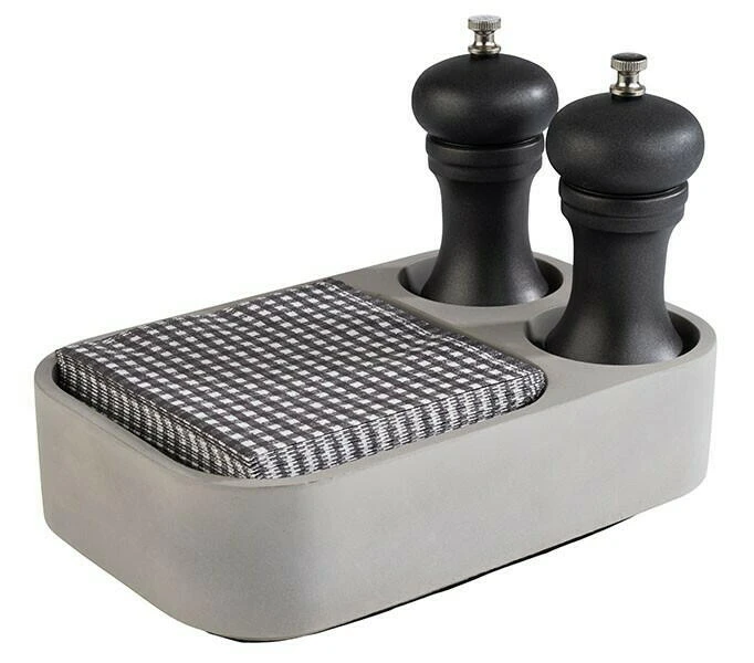 Bord caddy -ELEMENT- 23,5 x 16,0 11111648 by Koop color Grå