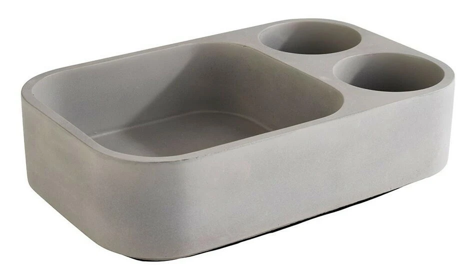 Bord caddy -ELEMENT- 23,5 x 16,0 11111648 by Koop color Grå