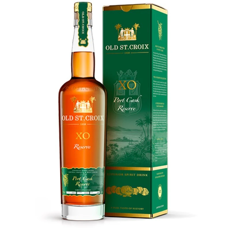 Old St. Croix XO Reserve Port Cask Rom 70 cl 54387 by A.H. Riise color Sort