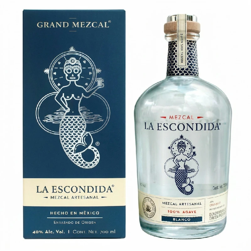 La Escondida Mezcal Blanco 40% 70 cl 53096 by LAESCONDID color Sort