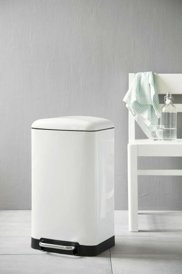 Firkantet affaldsspand 30 l ST60042 by Steel-Function color Sort