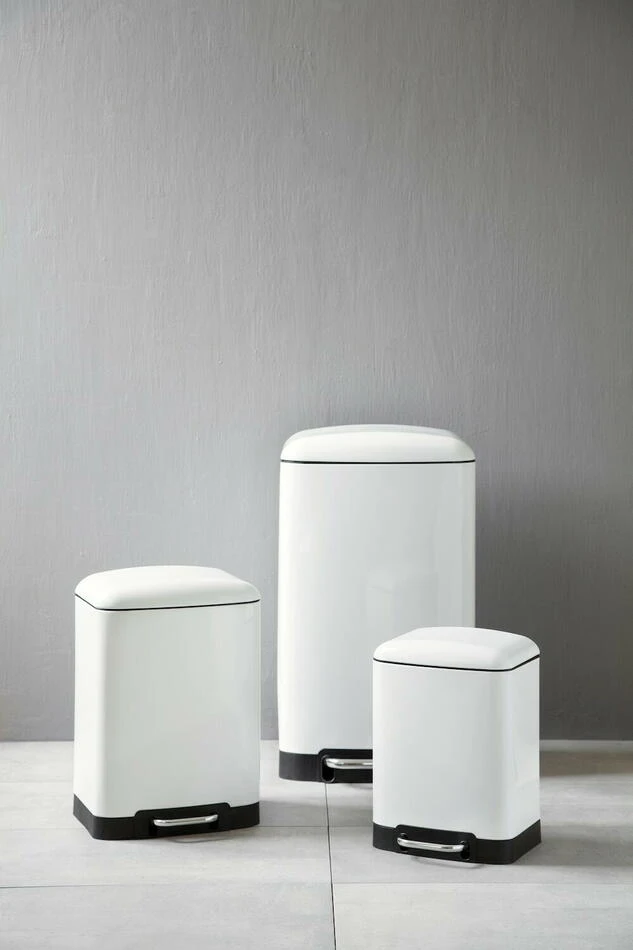 Firkantet affaldsspand 30 l ST60042 by Steel-Function color Sort
