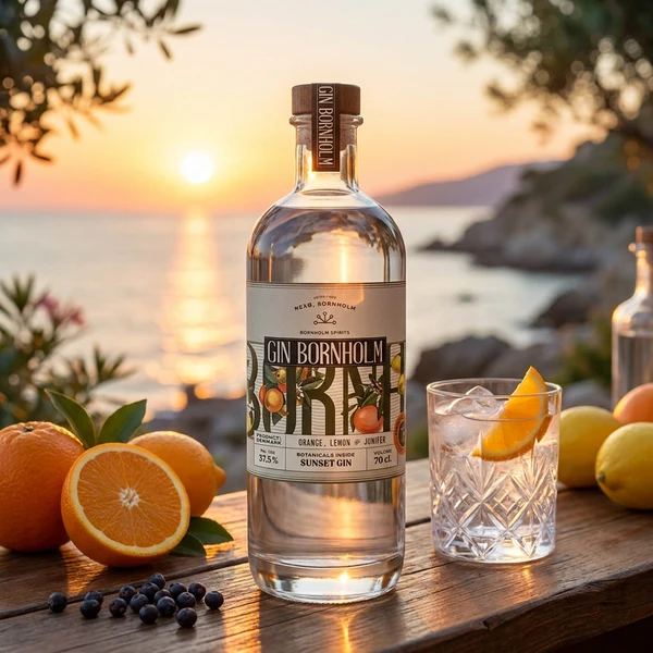 Bornholm Gin Sunset Gin 70 cl 596021 by Bornholm Spirits color Sort