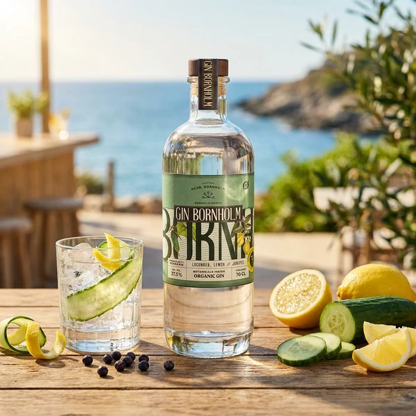 Bornholm Gin Cucumber & Lemon 70 cl 596024 by Bornholm Spirits color Sort