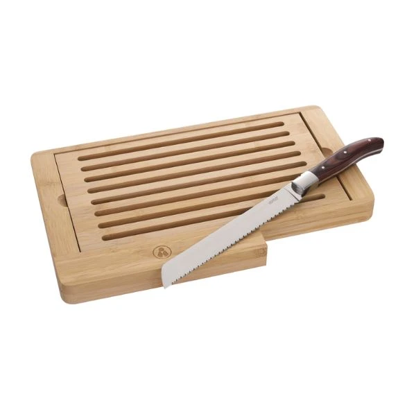 Laguiole Heritage Bambus Skærebræt m/ Kniv 40273008 by Laguiole color Sort