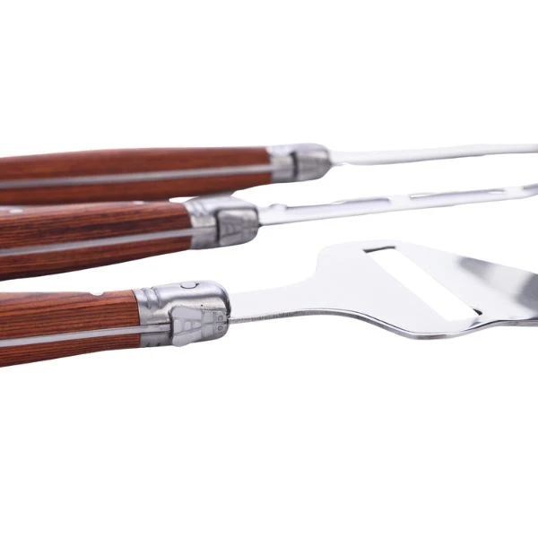 LG Heritage Ostesæt 3 Knive Pakkawood 40273020 by Laguiole color Sort