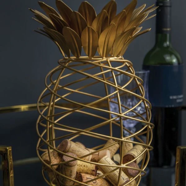 Barcraft Ananas prop holder guld BCCORKHOLDER by BarCraft color Sort