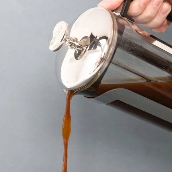 Roma 6-kops stempelkande rustfrit stål La Cafetière LCROMA6CPSIL by La Cafetière color Sort